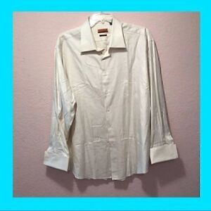Enzo Tovare Dress Shirt with Cufflink Holes.